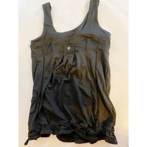 Lululemon Elevate Black Tank Sz 8 - Picture 3 of 8